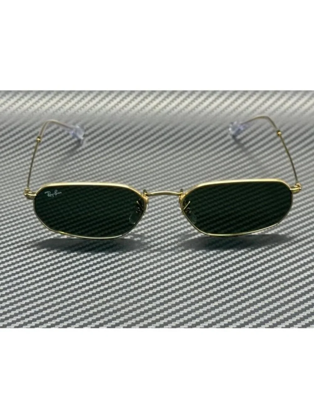 New Ray-Ban Men Arista Gold Sunglasses 57-18-145